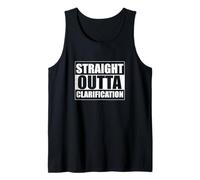 Homme Opérateurs drôles de Traitement de l'eau Straight Outta Clarification Débardeur