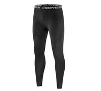 homme Pantalon de Compression, collant Polaire, Tenue Running, Caleçon Long Thermique, Boxer Sculptant, Jambière, Basketball, Collant Blanc