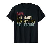 Homme Papa der Mann der Mythos die Légende Papa T-Shirt