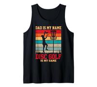 Homme Papa est Mon nom Le Disc-Golf est Mon Jeu Débardeur