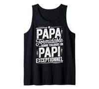 Homme Papi Exceptionnel Humour Homme Motif Fête Grands-Pères Papi Débardeur