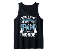 Homme Papi Humour Phrase Drôle Fête des Grands-Pères Meilleur Papi Débardeur