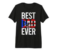 Homme Papi portoricain Papi Papi Puerto Rico Pride Boricua Fête des Pères T-Shirt Haut de Gamme
