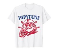 Homme Papytaine - Humour Papy Grand-Père Capitaine T-Shirt Graphique avec Valeur