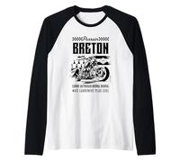 Homme Parrain Breton Motard Idée-Cadeau Breizh Baptême en Bretagne Manche Raglan
