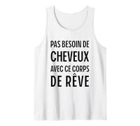 Homme Pas Besoin de Cheveux avec ce Corps de Rêve Homme Chauve Débardeur