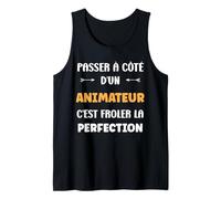 Homme Passé à côté d'un animateur Perfection Humour animateur Débardeur