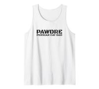 Homme PAWDRE - Persian Cat Dad, Feline Father. Funny Cat Dad Débardeur