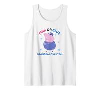 Homme Peppa Pig Pink Or Blue Grandpa Pig Loves You Débardeur