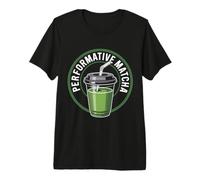 Homme Performative Matcha Lover Gen Z Performative Male Esthétique T-Shirt Haut de Gamme