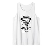 Homme Pizza Lover Grandpa Old Pizza Delivery Driver Pizzeria Débardeur