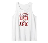 Homme Prénom personnalisé « of Course I'm Right I'm Eric » Débardeur