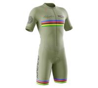 Homme Pro Trifonction Manches Courtes Sports De Plein Air Vêtements De Triathlon,Combinaison De Triathlon Rembourrée pour Homme (Typ-8,XL)