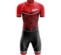 Homme Pro Trifonction Manches Courtes Sports De Plein Air Vêtements De Triathlon,Tri-Costume d'une Pièce,Combinaison De Cyclisme Homme，Cyclisme Body (TYP-4,XL)
