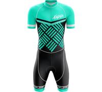 Homme Pro Trifonction Manches Courtes Sports De Plein Air Vêtements De Triathlon,Tri-Costume d'une Pièce,Combinaison De Cyclisme Homme,Cyclisme Body (TYP-12,3XL)
