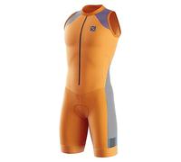 Homme Pro Trifonction Manches Courtes Sports Maillot Cyclisme de Plein Air Vêtements de Triathlon, pour Course À Pied, Natation, Cyclisme,Excercice (TYP-4,M)