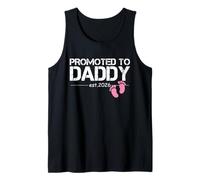 Homme Promu à Papa Est 2026 New Dad 2026 Baby Girl Daddy 2026 Débardeur