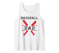 Homme Proud Baseball Dad Fun Baseball Daddy Mens Dada Baseball Baseball Débardeur