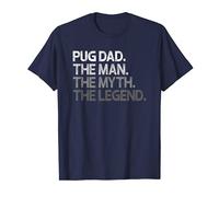Homme Pug Dad Man The Myth Legend Gift T-Shirt