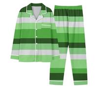 Homme Pyjama 2 Pièces Coton Hiver, Pyjama Homme Vert, Blanc, Gris, À Carreaux, Décontracté, Doux Et Confortable, Grande Taille, Pas Cher