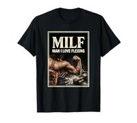 Homme Que J'adore Flexing Gym Muscles Milf T-Shirt