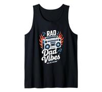 Homme Rad Dad Vibes Boombox Music Lover Fête des Pères Débardeur