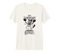 Homme Raphael - Beau nom de garçon avec Un Petit démon Mignon T-Shirt Haut de Gamme