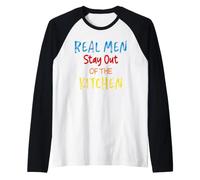 Homme Real Men Stay Out of The Kitchen Manche Raglan
