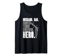 Homme Récupération d'une Fracture du Fémur New Femur Débardeur