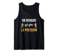 Homme Renaud Qui Gère la Pression Cadeau Renaud Humour Bière Débardeur