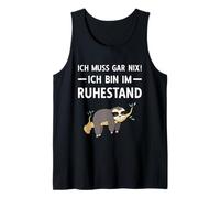 Homme Retraite Ich Muss Gar Nix ! Ich Bin Im Rühestand Rente Débardeur