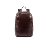 PIQUADRO Sac à dos marron en cuir pour femme et homme - Blue Square Computer Backpack Mogano 66434