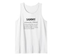 Homme SAMMY Prénom Définition | Synonyme Dieu - Drôle Humour Débardeur