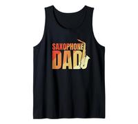 Homme Saxophone Papa Saxophone Enthusiast Jazz Music Father's Day Débardeur