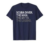 Homme Scuba Diver Diving Man The Myth Legend Gift T-Shirt