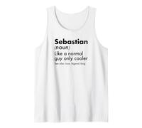 Homme Sebastian, comme Un Gars Normal, Seulement Une légende Plus Cool, King First Débardeur