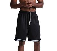 Homme Short Court Grande Taille à Blocs de Couleurs Séchage Rapide avec Cordon de Serrage Shorts Décontractés Respirant Ample Loisirs Shorty Jogging Exercice Pantacourt-Short de Sport Homme Baggy