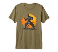 Homme Sketch Karate Guy pour garçons T-Shirt Haut de Gamme