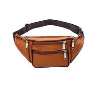 Homme+Solide+Cuir+Waistpack+Travel+Outdoor+Waistpack+Sports+Large+Capacity+Mobile+Running+Waistpack Waist Water Pack pour Randonnée, jaune, Taille unique