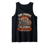 Homme Some Grandpas Take Naps Real Grandpas Ride Motos Débardeur