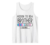 Homme Soon to Be Brother 2027 Chargement de l'annonce de Grossesse Débardeur