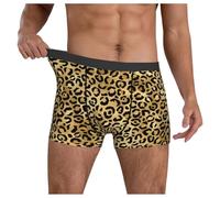 Homme sous vêtements Slips PPFINE Feuilles sur Fond Flou Shorts Confortables et Respirants Slips S XXL Gode (White, M)