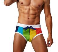 Homme Sport Boxer en Coton Fashion Briefs G-String Thong Microfibre Shorty Mens Bas Arrière Style Rétro Plusieurs Couleurs Un Design de Couleur Unique Disponible Grandes Tailles
