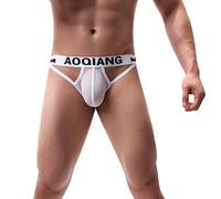 Homme String Jockstraps Sportif Tanga Thong sous-vêtement Élastique Taille Basse Respirant Comfort Slip Masculine Athletic Supporter Culotte G-String