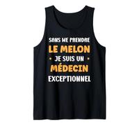 Homme Super médecin Exceptionnel Humour départ médecin Débardeur