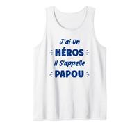 Homme Super Papou Enfant papa Humour Héros Papou Débardeur