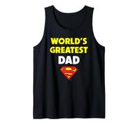Homme Superman Father's Day World Greatest Dad Débardeur