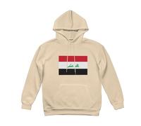 Homme Sweat À Capuche en Polaire Irak Drapeau National Décontracté Vêtements Quotidiens
