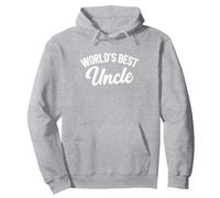 Homme Sweat À Capuche Manches Longues Message Imprimé Coupe Ample | Pull À Coiffe Doublée, Haut Molletonné, Lettrage Blanc Familial Sur Tricot, Cardigan Épais, Pour Le Dimanche