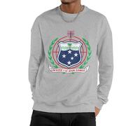 Homme Sweat-Shirt À Col Rond en Polaire, Pull Basique État Indépendant De Samoa Drapeau National Sweatshirt Homme Femme Manches Longues Haut Chaud Hiver Toutes Saisons Couple